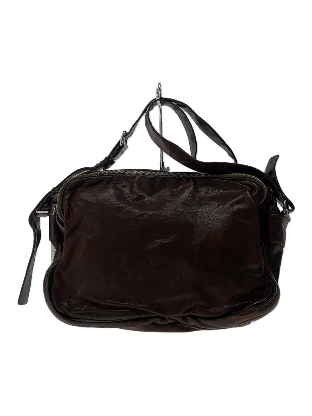 Prada Shoulder Bag Leather Brown